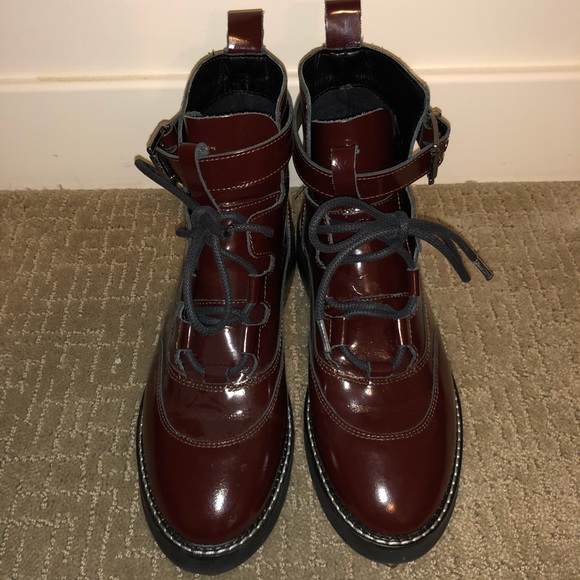 STEVE MADDEN burgundy boot - Picture 3 of 5